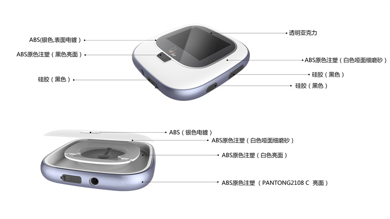 健康按摩儀產(chǎn)品外觀設(shè)計(jì)，健康產(chǎn)品設(shè)計(jì)案例